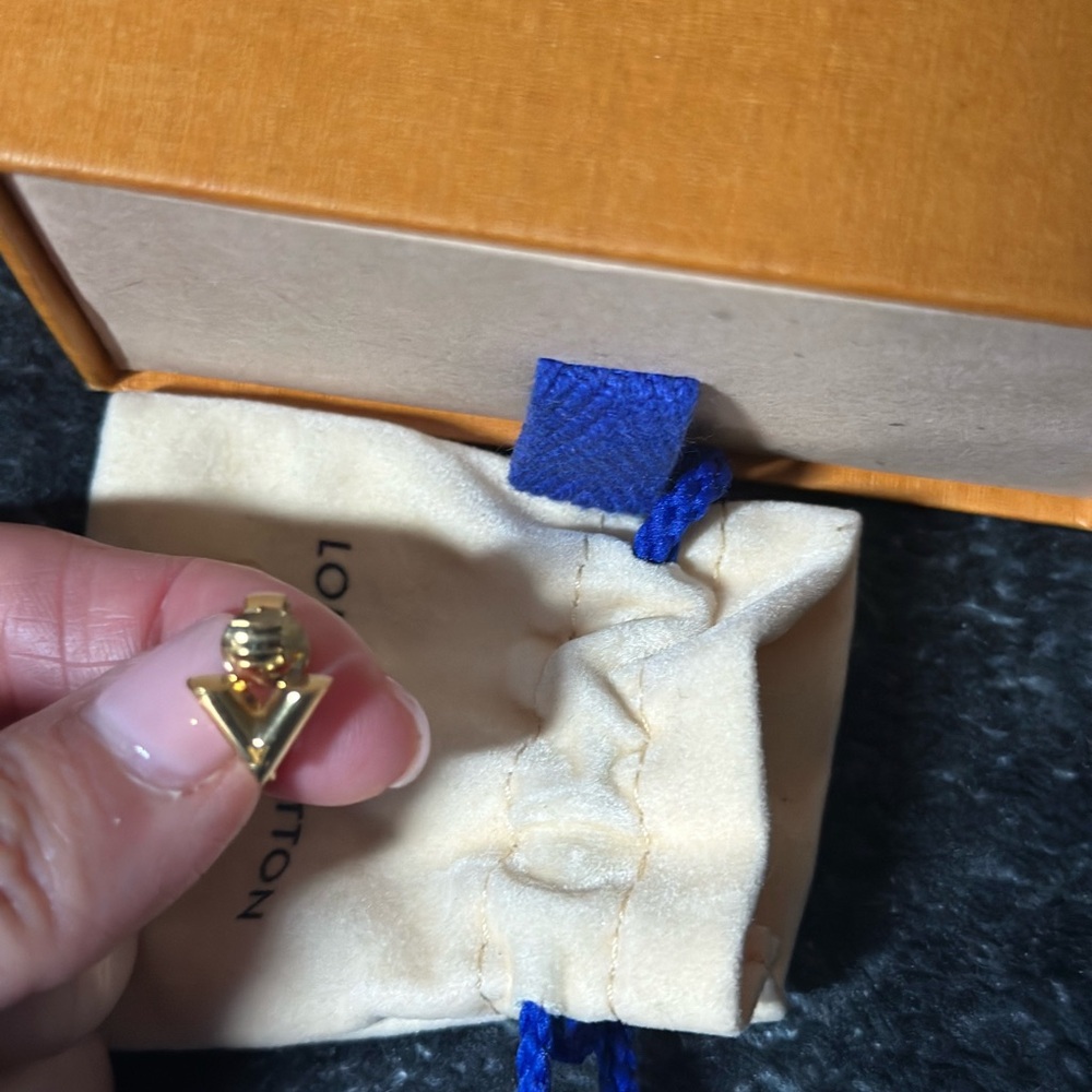 Louis Vuitton Clip On Gold Earrings - Picture 8 of 10